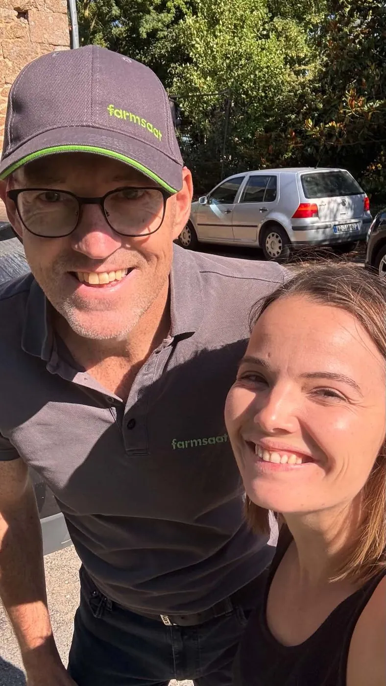 Marie Lemaitre avec Farmsaat